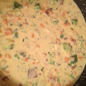Ham & Cheese Soup with Broccoli – Holiday Leftover&nbsp;Soup