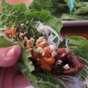 Teriyaki Pork Lettuce&nbsp;Wraps