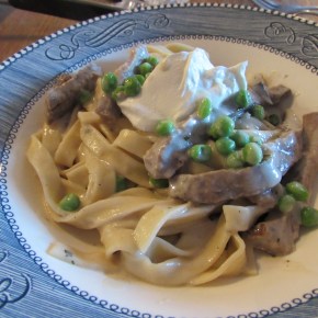 Homemade Beef Stroganoff