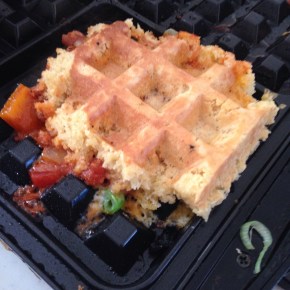 Waffle Bowl 2016! Cornbread, Chili and Cheese&nbsp;Waffle