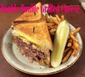 double double grilled cheese