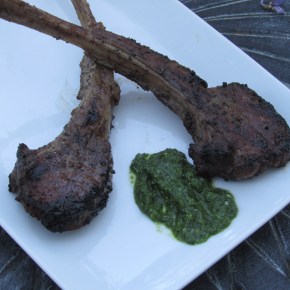 Fast Food Friday – Grilled Lamb Chops With Cilantro&nbsp;Pesto
