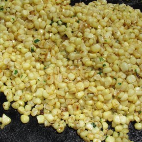 Fresh Pan Roasted Corn With Cilantro Lime Garlic&nbsp;Butter